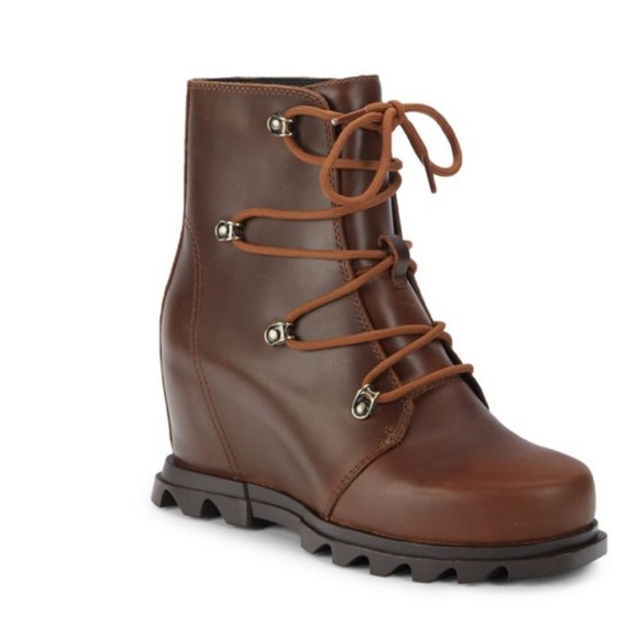 SOREL Joan Of Arctic Waterproof Wedge III Booties Sz 6 - Picture 1 of 10